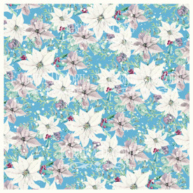 Деко Веллум (лист кальки з малюнком) Пуансетія, Фабрика Декору