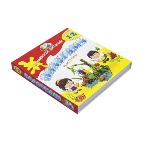 Пластилін Захоплення, 12 кол., зі стеком, Гамма