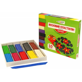 Пластилин Craft and Joy, 10 цв., 120 г со стеком, Гамма