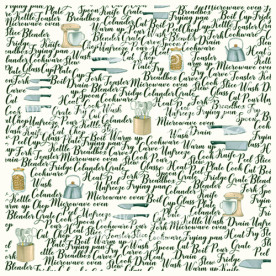 Деко Веллум (лист кальки з малюнком) Записки кулінара, Фабрика Декору