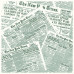 Деко веллум (лист кальки с рисунком) Газеты, Фабрика Декору