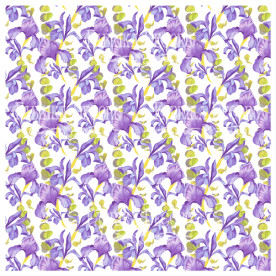 Деко Веллум (лист кальки з малюнком) Іриси, Фабрика Декору