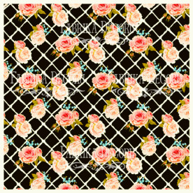 Деко Веллум (лист кальки з малюнком) Троянди сітка, Фабрика Декору