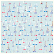 Деко Веллум (лист кальки з малюнком) Кораблики, Фабрика Декору