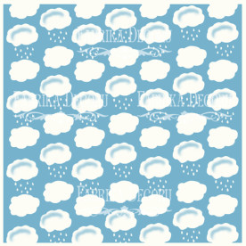 Деко Веллум (лист кальки з малюнком) Хмари, Фабрика Декору