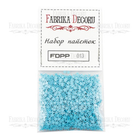Набір паєток - 013мелкіе зірки зелені, Фабрика Декору