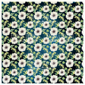 Деко Веллум (лист кальки з малюнком) Night Garden 2, Фабрика Декору