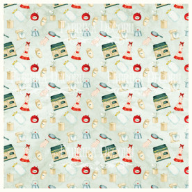 Деко Веллум (лист кальки з малюнком) Кулінарне настрій, Фабрика Декору