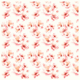 Деко Веллум (лист кальки з малюнком) Магнолія на білому, Фабрика Декору