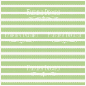 Деко веллум (лист кальки с рисунком) Зеленая горизонталь, Фабрика Декора