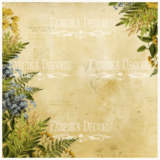 Деко веллум (лист кальки с рисунком) Botany Spring 2, А3, Фабрика Декора