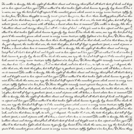 Деко веллум (лист кальки с рисунком) Письмо, Фабрика Декора