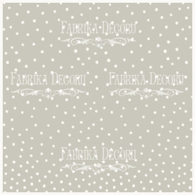 Деко веллум (лист кальки с рисунком) Горошек на сером, Фабрика Декора