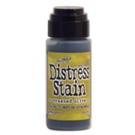 Краска Distress Stain - Crushed Olive от Tim Holtz