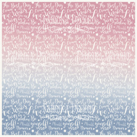 Деко Веллум (лист кальки з малюнком) Казковий текст А3, Фабрика Декору