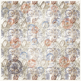 Деко Веллум (лист кальки з малюнком) Штампи А3, Фабрика Декору