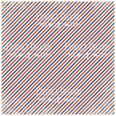 Деко веллум (лист кальки с рисунком) Косые полосы, Фабрика Декора