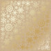 Аркуш паперу з фольгуванням Golden Snowflakes Kraft, Фабрика Декору