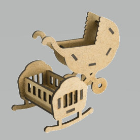 3D Заготівля фігурки для оформлення шедоубокса №57, Фабрика Декору