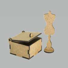3D Заготівля фігурки для оформлення шедоубокса №50, Фабрика Декору