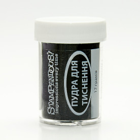 Пудра для ембоссінга Чорна дрібна, непрозора, 17 гр, Stampendous