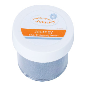 Пудра для гарячого ембоссінга Срібна, Fun Stampers Journey