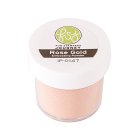 Пудра для гарячого ембоссінга Рожеве Золото, Fun Stampers Journey