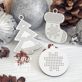 Деревянные фишки для вышивки набор игрушек Fl-038, Scrapbox