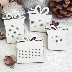 Деревянные фишки для вышивки набор подарков Fl-037, Scrapbox