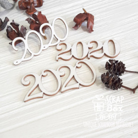 Чіпборд набір 2020 рік малий Hi-461, Scrapbox