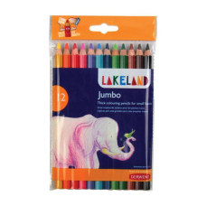 Набор цветных карандашей Jumbo Coloured Lakeland, 12 цв., В блистере, Derwent