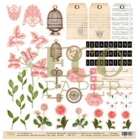 Скрапбумага Для ножниц Мемуары, 30х30 см, Ecopaper