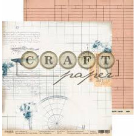 Скраппапір 30х30 см Переписка Наутілус, 30х30 см, Craft Paper
