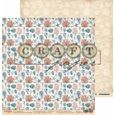 Скраппапір 30х30 см Кораловий риф Наутілус, 30х30 см, Craft Paper