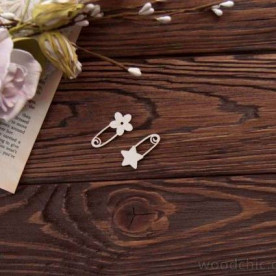 Чипборд Набор булавки, Woodchic