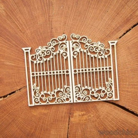 Чипборд Ворота в замок, Woodchic