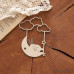 Чипборд Зайка на луне, Woodchic