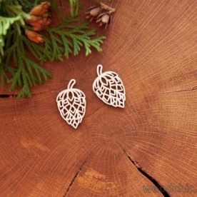 Чіпборд Набір Шишки ялинові Розмір 2 на 3 см., Woodchic