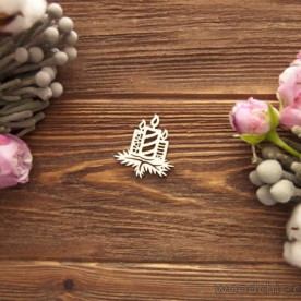 Чипборд свечки, Woodchic