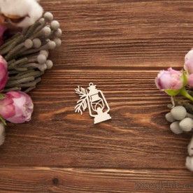 Чипборд фонарик 2, Woodchic