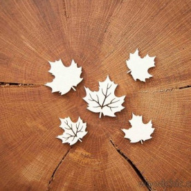 Набір Чіпборд Кленові листки, Woodchic