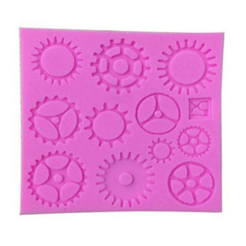 Силиконовый молд Шестеренки, 78 мм