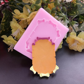 Силіконовий молд Старовинна рамка, 80x60x8мм