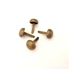 Набір брадс, 10 шт., Колір антична бронза, 20x12 мм