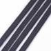 Плоский эластичный шнур, черный, 10 мм, 90 см