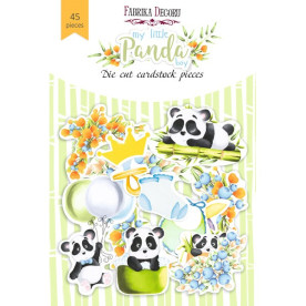 Набор высечек, коллекция My little panda boy, 45шт, Фабрика Декору