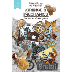 Набор высечек, коллекция Grunge&Mechanics, 77шт, Фабрика Декору