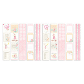 Набір смуг з картинками для декорування Dreamy baby girl, Фабрика Декору