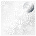 Лист кальки (Веллум) з фольгуванням Silver Gears, Фабрика Декору