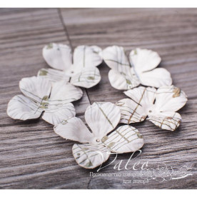 Декоративные бумажные Гортензия 35*35мм 5шт цвет ноты 2990, Valeo